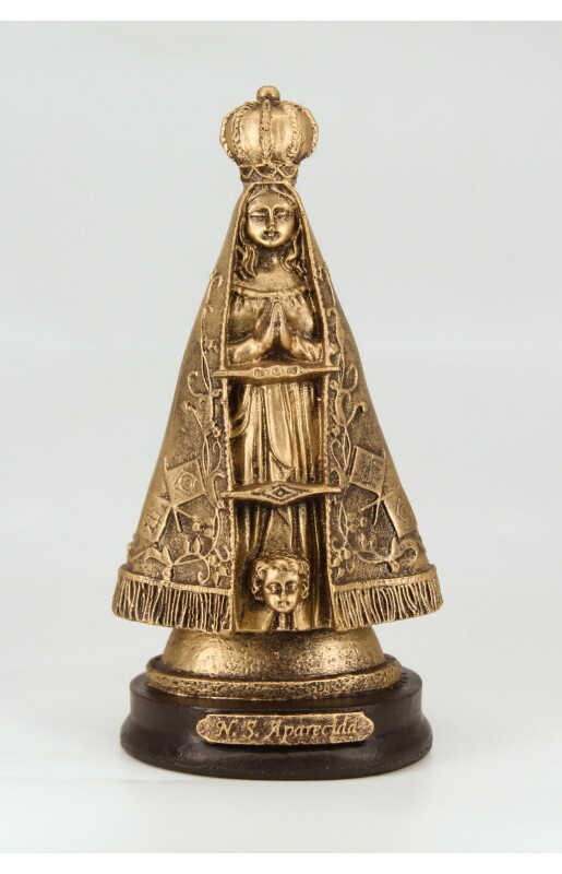 Nossa Senhora Aparecida - 15 cm - Dourado